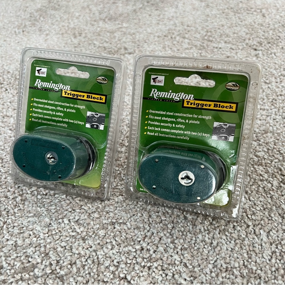 Remington Green Trigger Block Guard - Lot of 2